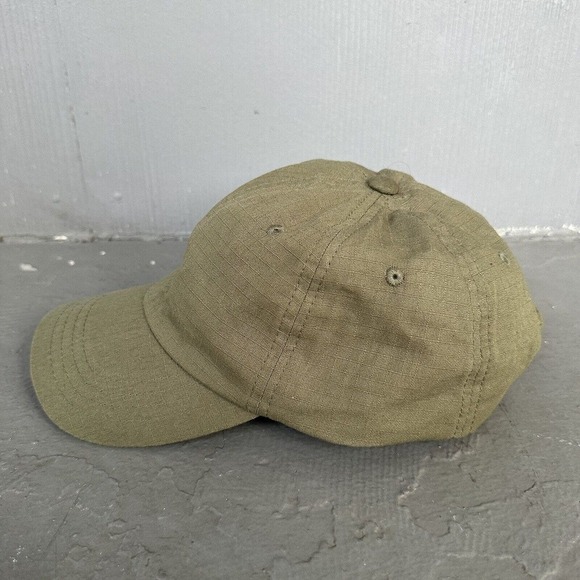 Tommy Bahama Ripstop Plaid Cotton Summer Beach Adjustable Hat - Green OS - Picture 4 of 9